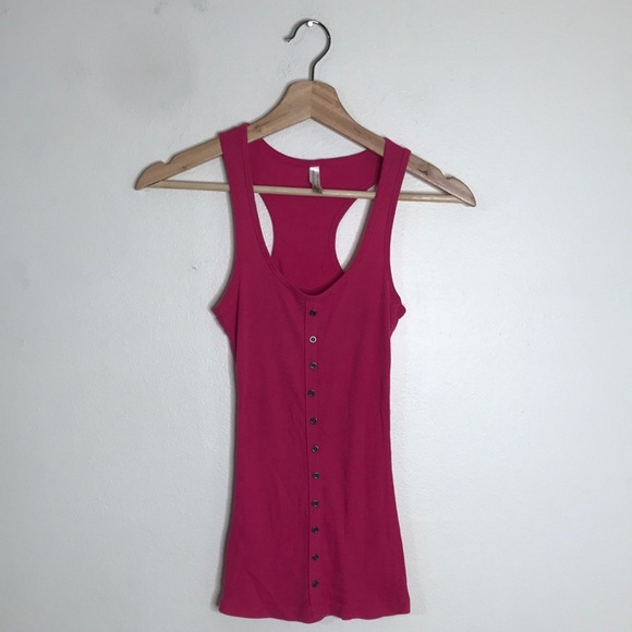 Ladies pink basic tank top size small - Picture 1 of 8